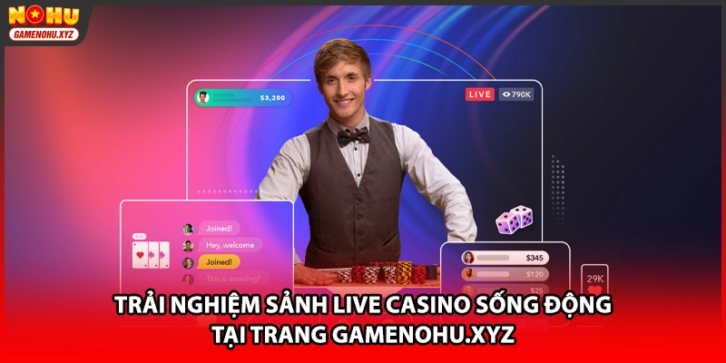 Trải nghiệm sảnh live casino sống động tại trang 192168101.mobi